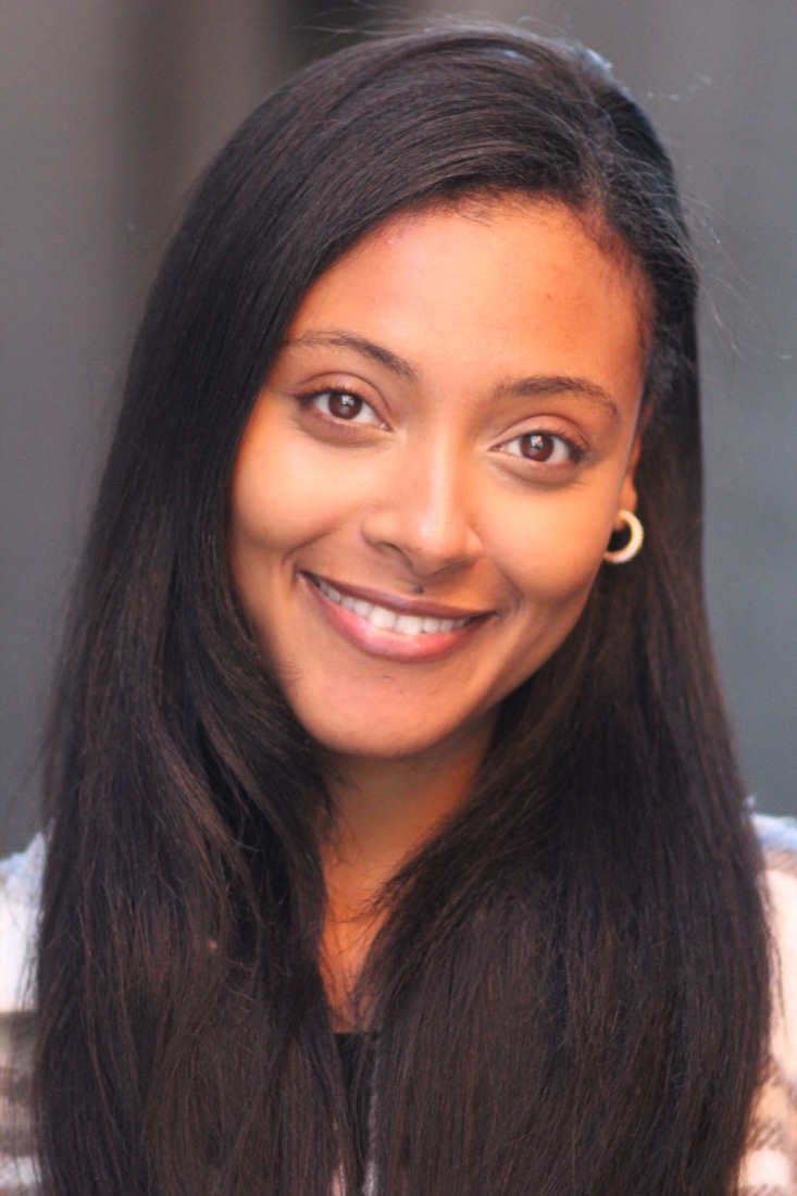 Shereena Akoto, smiling